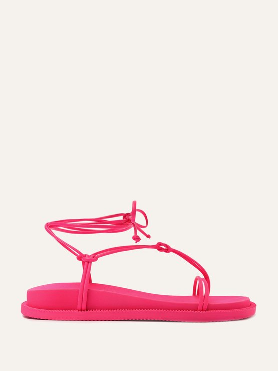 Sandália Sport Sandal Amarração Rosa Neon