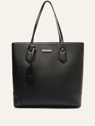 Bolsa Shopping Com Bag Charm Preta