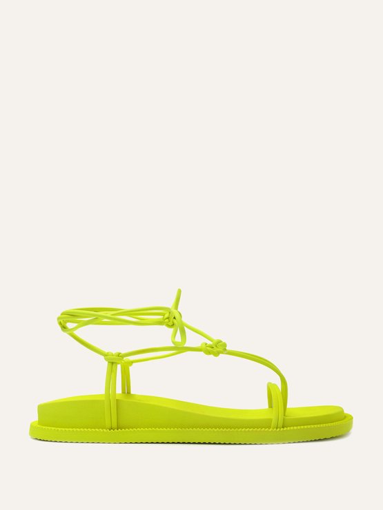 Sandália Sport Sandal Amarração Amarela Neon